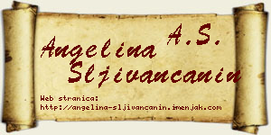 Angelina Šljivančanin vizit kartica